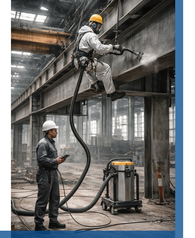 Обеспыливание конструкций в цехе в Нижнем Тагиле от 4372 р. | ВЫСОТНИК-Нжн