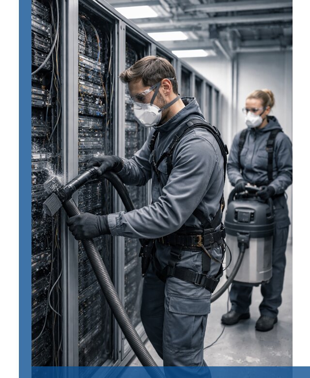 Обеспыливание серверной комнаты в Нижнем Тагиле, профессиональная очистка