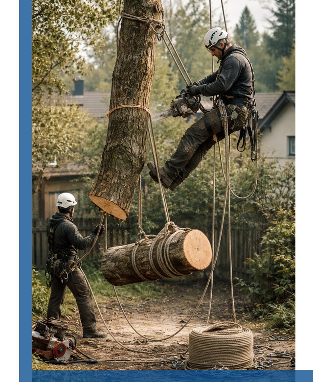 Валка деревьев частями в Нижнем Тагиле, безопасно и аккуратно