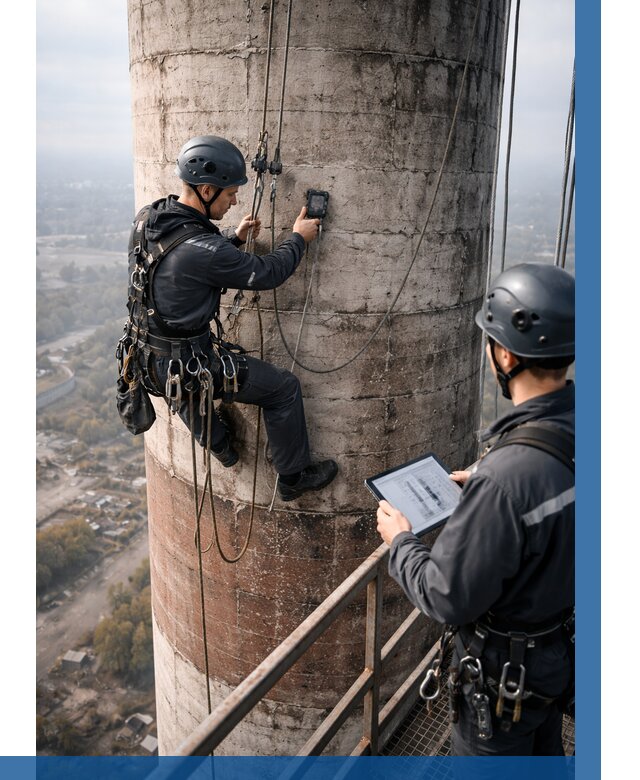 Обследование дымовой трубы в Нижнем Тагиле от 8327 р. | ВЫСОТНИК-Нжн